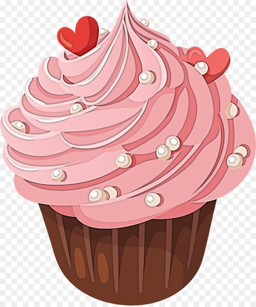 Пирожные на белом фоне