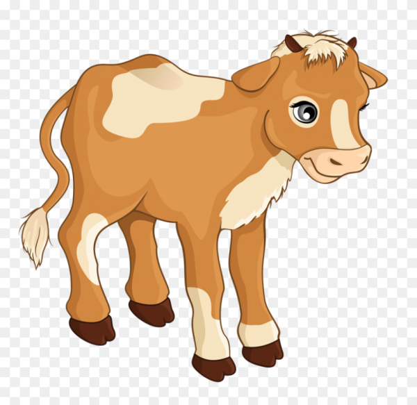 Теленок для детей