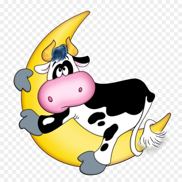 Корова мультяшка