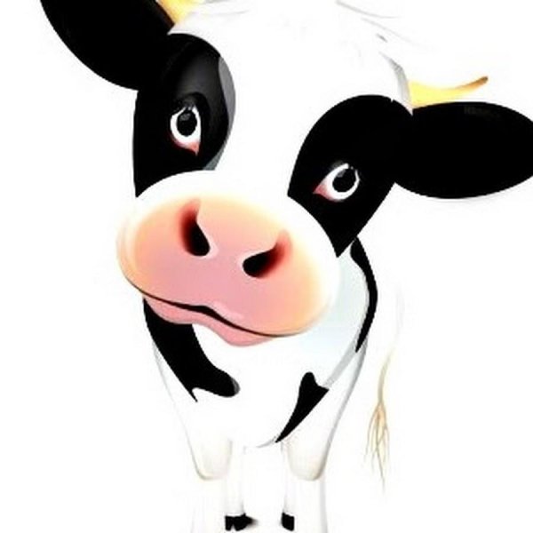 Корова мультяшная