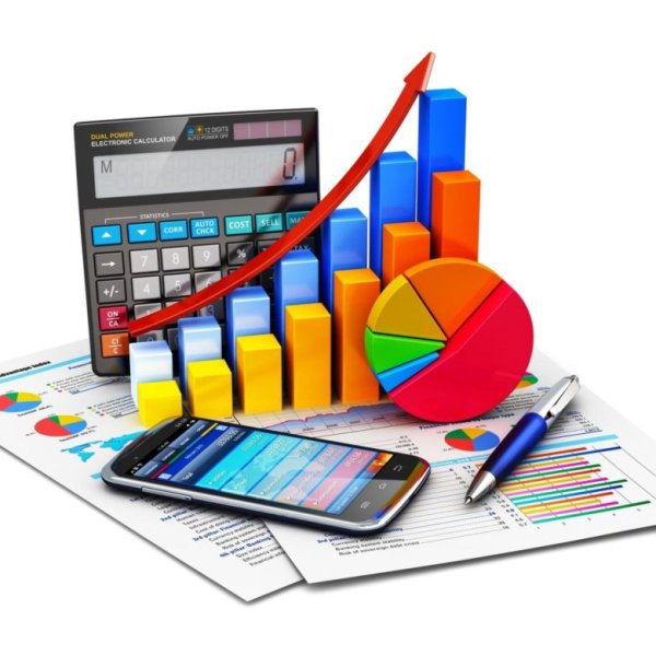 Бухгалтерия на прозрачном фоне