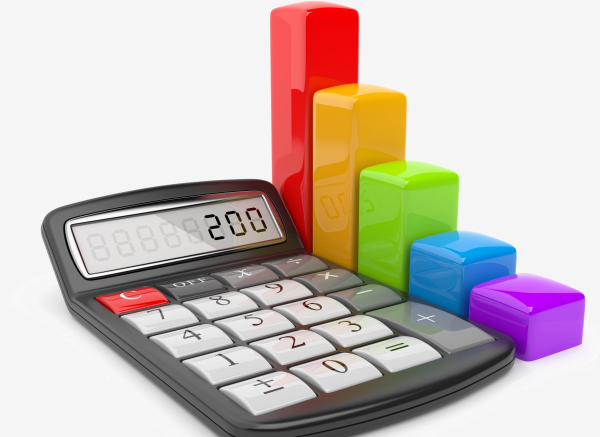 Бухгалтерия на прозрачном фоне