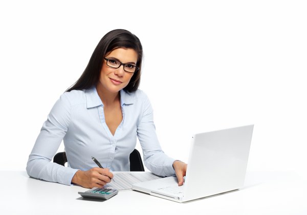 Девушка бухгалтер