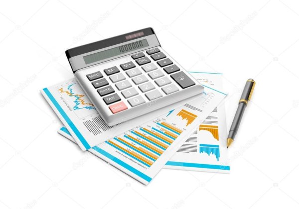 Бухгалтерия на прозрачном фоне