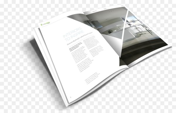 Брошюра на белом фоне
