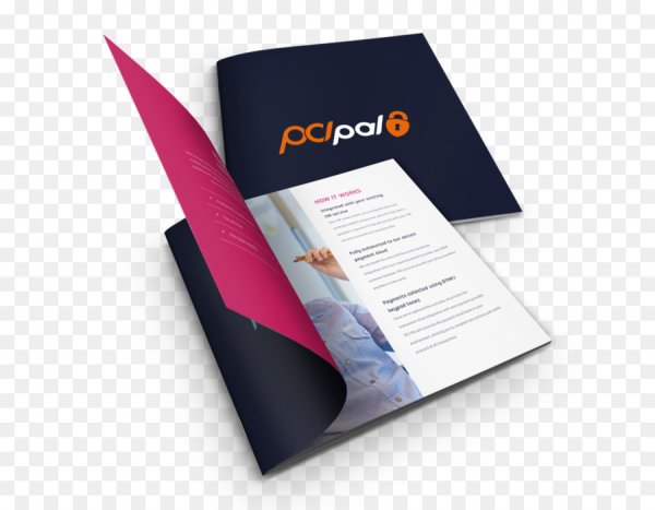 Брошюра на прозрачном фоне