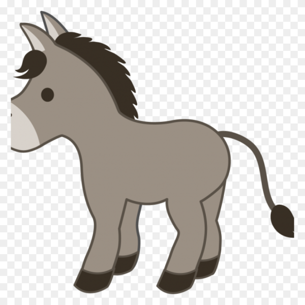 Осел мультяшный