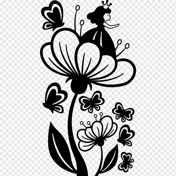 Цветочные силуэты