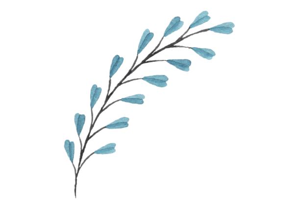 Веточка акварель