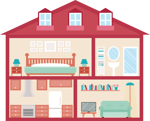 Векторный дом