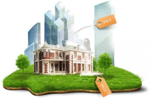 Недвижимость на белом фоне