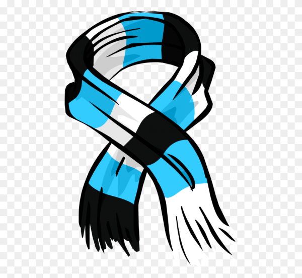 Шарф нарисованный