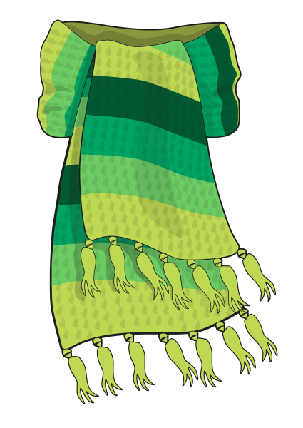 Шарфик мультяшный