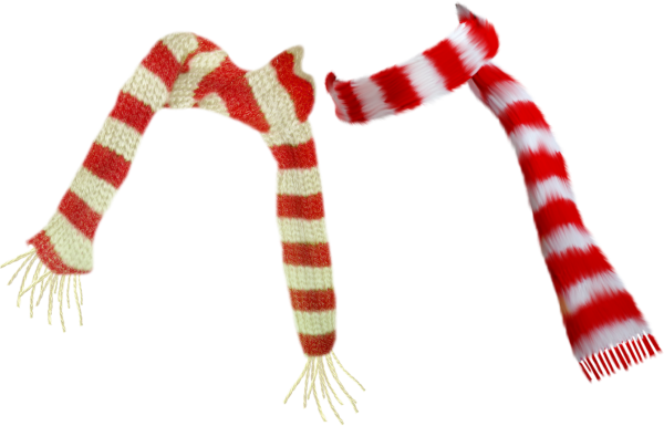 Новогодний шарф для фотошопа