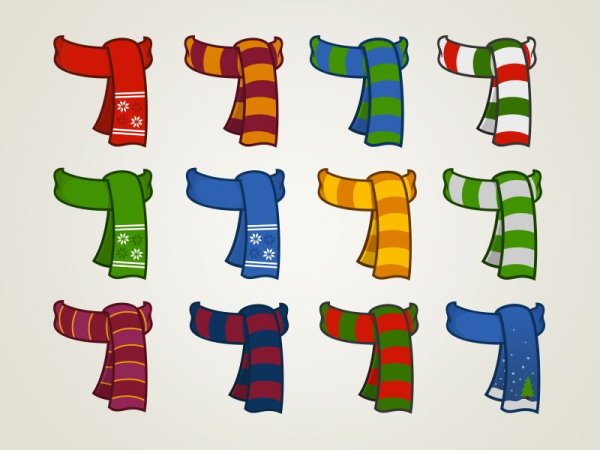 Шарф векторный