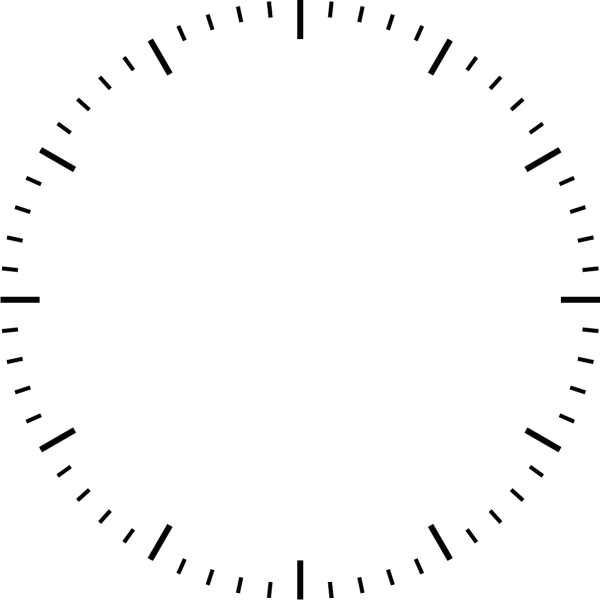 Циферблат прозрачный