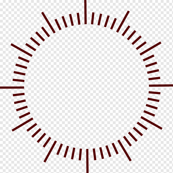 Круглая шкала прибора