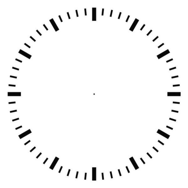 Циферблат без цифр