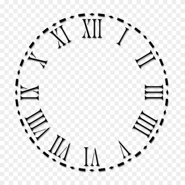 Циферблат часов с римскими цифрами