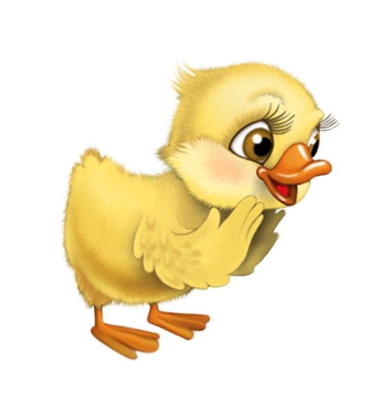 Гусенок мультяшный