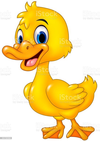 Утенок мультяшная