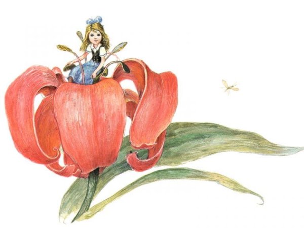 Дюймовочка Ханс Кристиан Андерсен герои