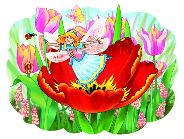 Дюймовочка картина