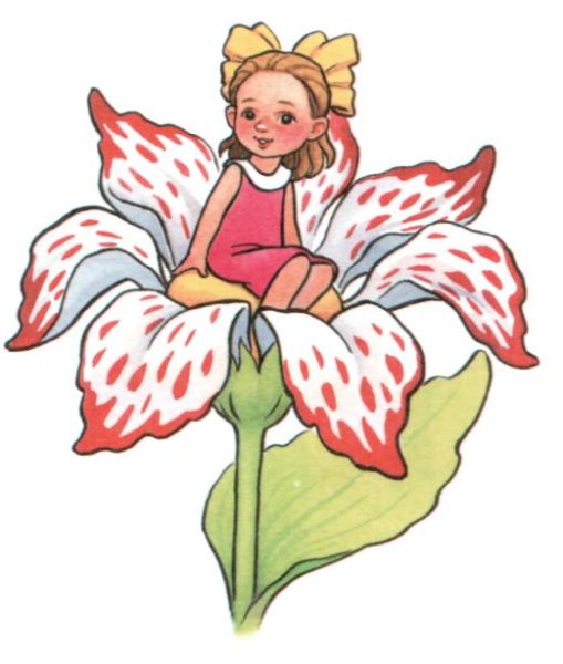 Дюймовочка в цветке