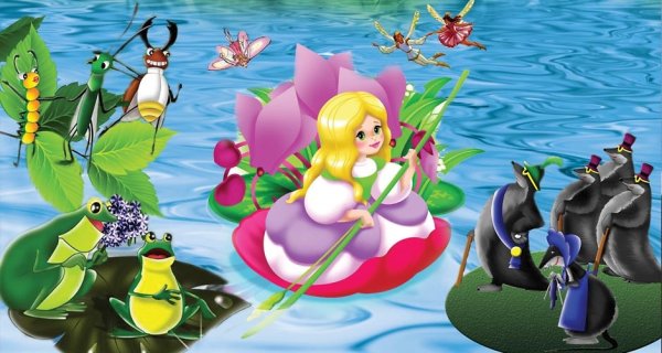 Дюймовочка Андерсен мультфильм