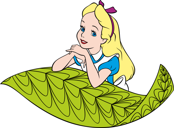 Дюймовочка на белом фоне