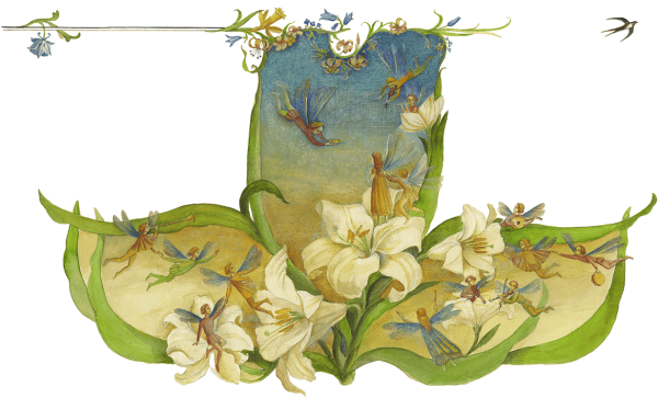 Дюймовочка клипарт на прозрачном фоне