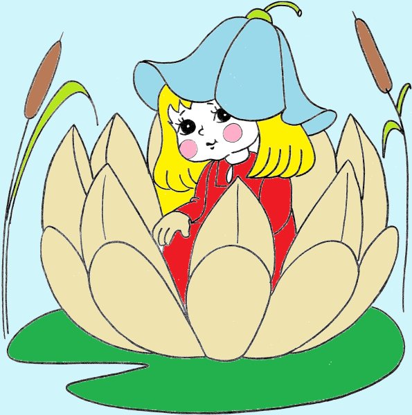 Дюймовочка для детей