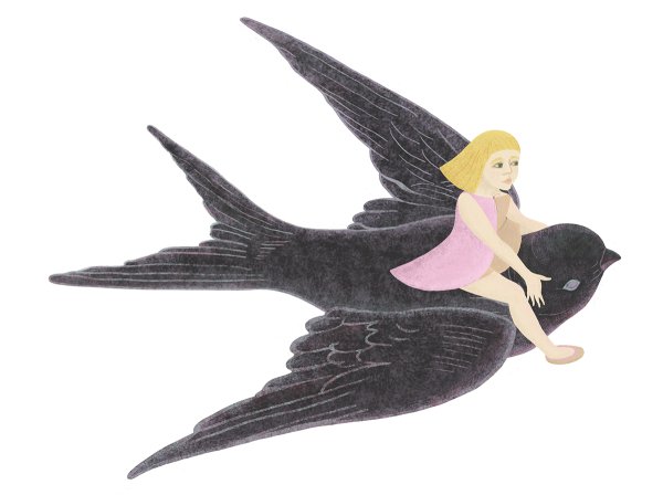 Ласточка из Дюймовочки