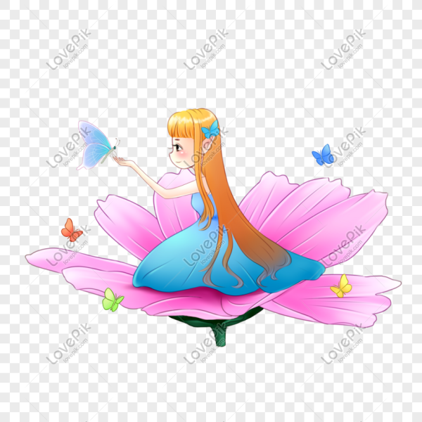 Дюймовочка без фона