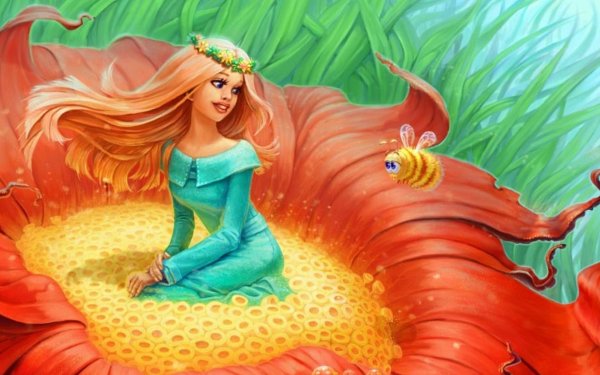 Красивая Дюймовочка