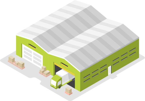 Склад нарисованный