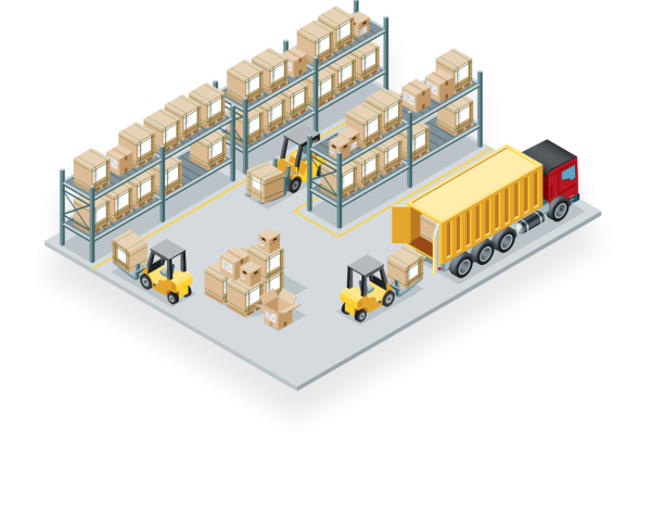 Склад иллюстрация