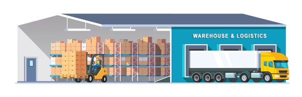 Логистика склад без фона