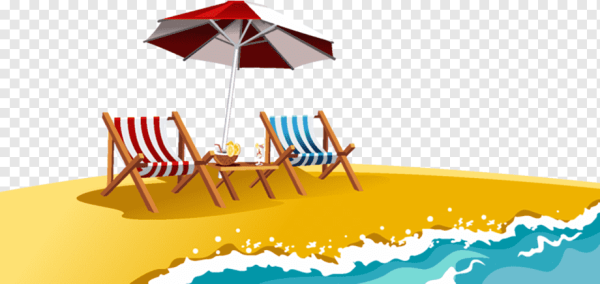 Шезлонг с зонтиком