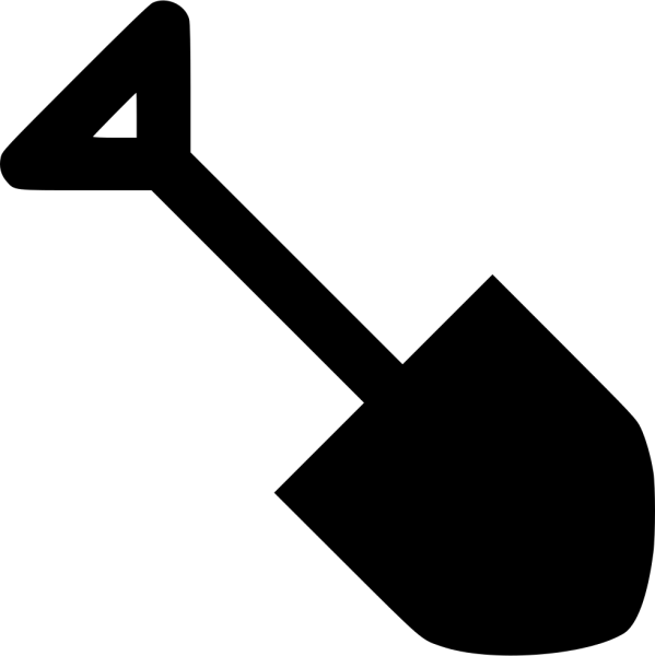 Лопатка без фона