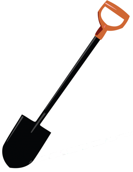 Смайлик с лопатой