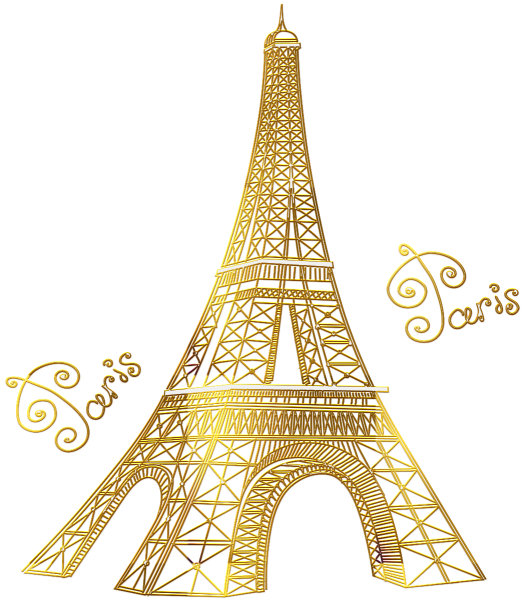 Золотая Эйфелева башня