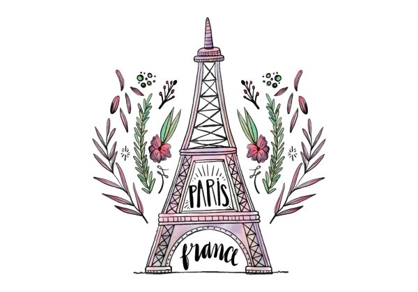 Эйфель башня вектор