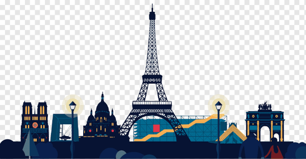 Франция на белом фоне