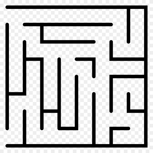 Лабиринт без фона