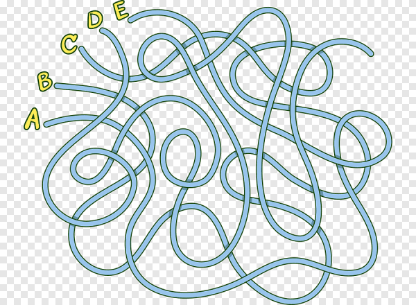 Лабиринт на прозрачном фоне