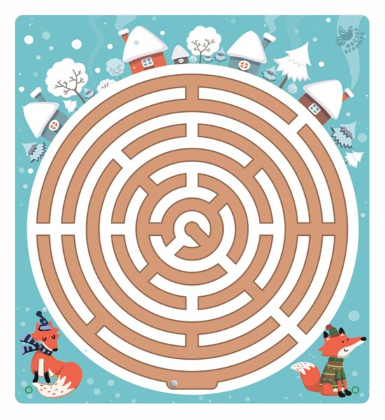 Лабиринт с шариком зима Paremo
