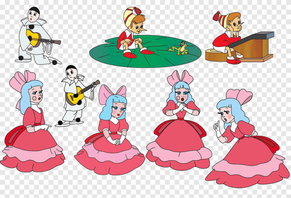 Герои Пьеро Мальвина Буратино