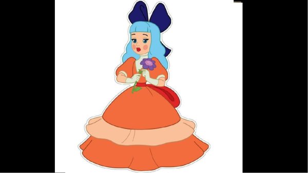 Мальвина из мультфильма