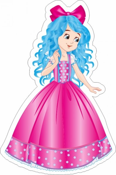 Плакат вырубной "Мальвина"